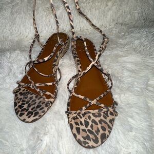 Vince camuto Leopard Print‎ Strappy Sandals